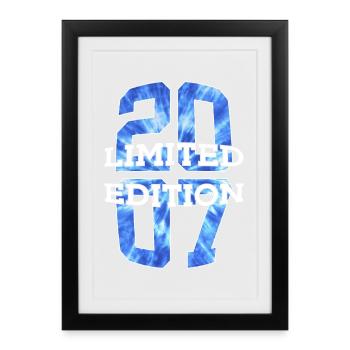 LIMITED EDITION 2007 19 YEARS 19TH BIRTHDAY - Framed poster (27 × 37 cm) - black - Front