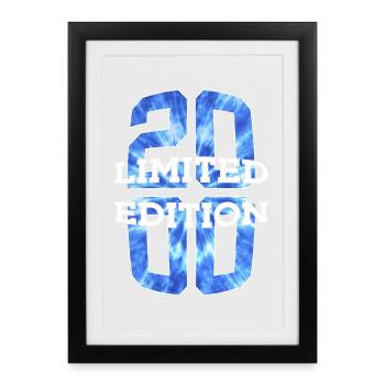 ÉDITION LIMITÉE 2000 26 ANS 26E ANNIVERSAIRE - Affiche encadrée (27 × 37 cm) - noir - Devant
