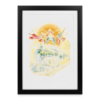 Bollywood - Affiche encadrée (27 × 37 cm) - noir - Devant