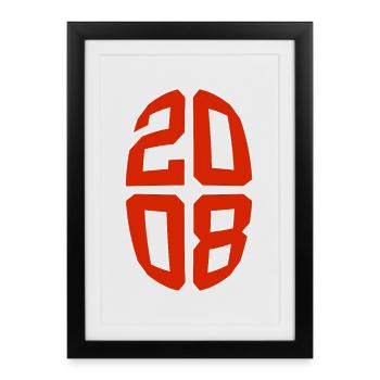 18 YEARS OLD 2008 18TH BIRTHDAY - Framed poster (27 × 37 cm) - black - Front