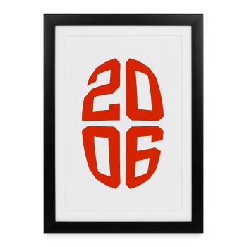 20 ANS 2006 20E ANNIVERSAIRE - Affiche encadrée (27 × 37 cm) - noir - Devant