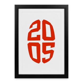 21 YEARS OLD 2005 21ST BIRTHDAY - Framed poster (27 × 37 cm) - black - Front