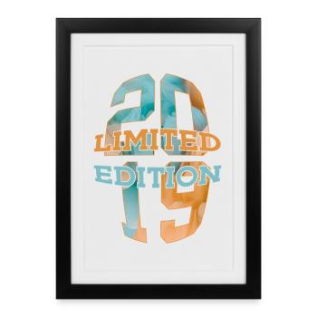 ÉDITION LIMITÉE 2019 7 ANS 7E ANNIVERSAIRE - Affiche encadrée (27 × 37 cm) - noir - Devant