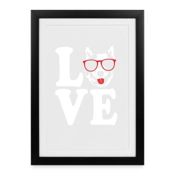 Australian Cattle Dog - Framed poster (27 × 37 cm) - black - Front