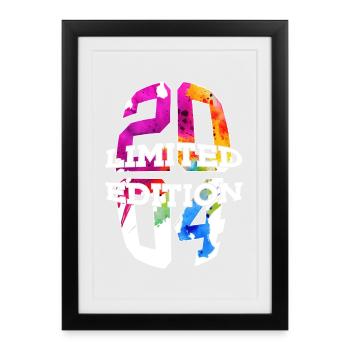 LIMITED EDITION 2004 22 YEARS 22ND BIRTHDAY - Framed poster (27 × 37 cm) - black - Front