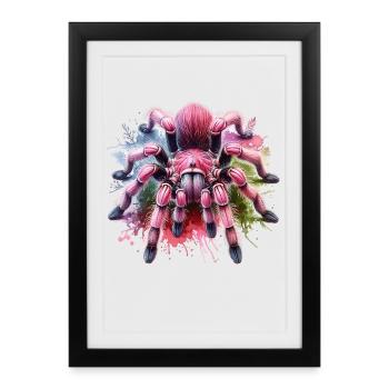 Chile Tarantula Gift - Framed poster (27 × 37 cm) - black - Front