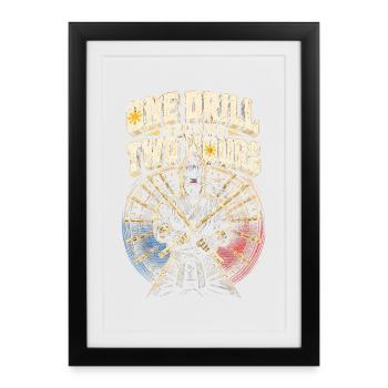 Escrima Arnis Martial Arts - Framed poster (27 × 37 cm) - black - Front