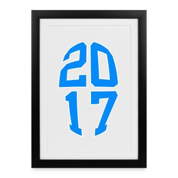 9 ANS 2017 9E ANNIVERSAIRE - Affiche encadrée (27 × 37 cm) - noir - Devant