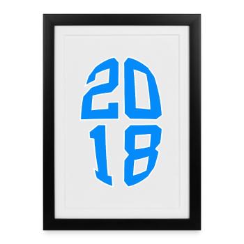 8 YEARS OLD 2018 8TH BIRTHDAY - Framed poster (27 × 37 cm) - black - Front