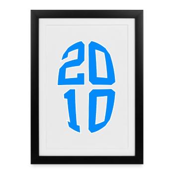 16 ANS 2010 16E ANNIVERSAIRE - Affiche encadrée (27 × 37 cm) - noir - Devant