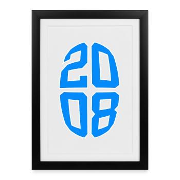 18 YEARS OLD 2008 18TH BIRTHDAY - Framed poster (27 × 37 cm) - black - Front