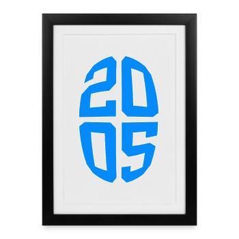 21 YEARS OLD 2005 21ST BIRTHDAY - Framed poster (27 × 37 cm) - black - Front