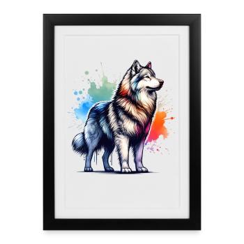 Don Wolfdog - Affiche encadrée (27 × 37 cm) - noir - Devant