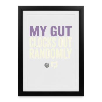 Crohn's disease, Crohn's disease, Ibd-krieger - Framed poster (27 × 37 cm) - black - Front