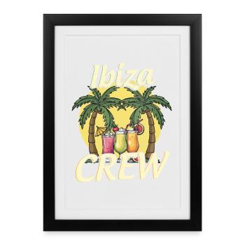 Équipage Ibiza - Affiche encadrée (27 × 37 cm) - noir - Devant