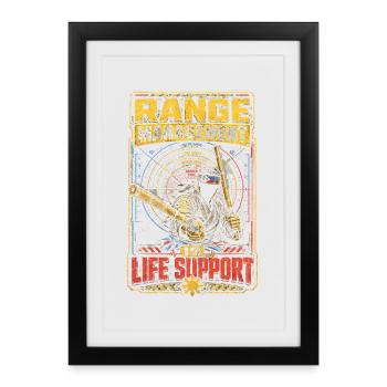 Escrima Arnis Martial Arts Range Management - Framed poster (27 × 37 cm) - black - Front