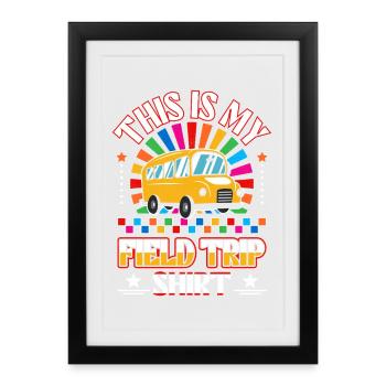 T-shirt graphique Trip Bus - Affiche encadrée (27 × 37 cm) - noir - Devant