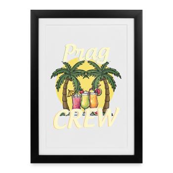 Prague Crew - Framed poster (27 × 37 cm) - black - Front