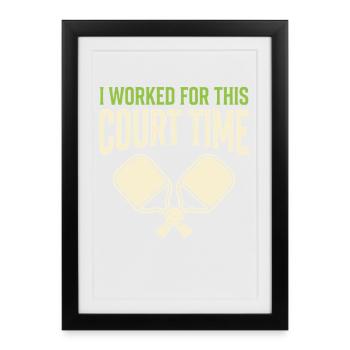 Pickleball Retirement Pickleball Gift In - Framed poster (27 × 37 cm) - black - Front
