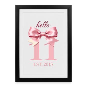 11e anniversaire EST 2015 - Affiche encadrée (27 × 37 cm) - noir - Devant
