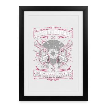 I set the tone - Framed poster (27 × 37 cm) - black - Front