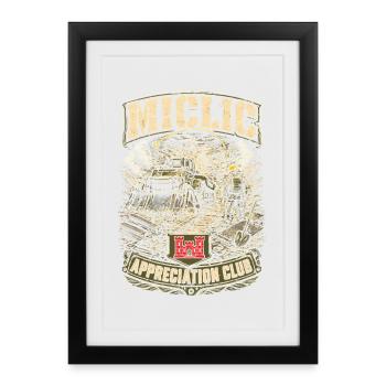 Mécanicien militaire - Affiche encadrée (27 × 37 cm) - noir - Devant
