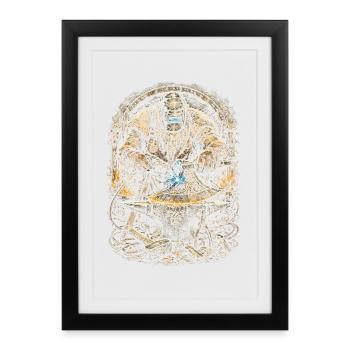 Soudeur Spécialiste Viking - Affiche encadrée (27 × 37 cm) - noir - Devant