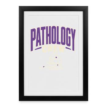 Semaine du laboratoire de pathologie, Diagnostic, - Affiche encadrée (27 × 37 cm) - noir - Devant