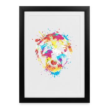 Havanais - Affiche encadrée (27 × 37 cm) - noir - Devant