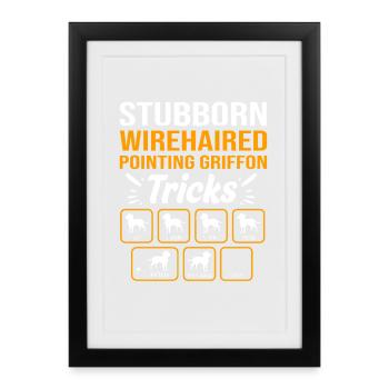 Griffon - Affiche encadrée (27 × 37 cm) - noir - Devant