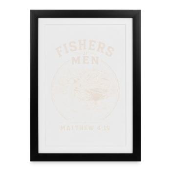 Pêcheurs d’hommes - Affiche encadrée (27 × 37 cm) - noir - Devant