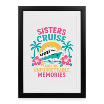 Nurses' Cruise: Unforgettable Memories - Framed poster (27 × 37 cm) - black - Front