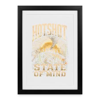 Fire Brigade Fire Brigade Groups Hotshot State Of Mind - Framed poster (27 × 37 cm) - black - Front