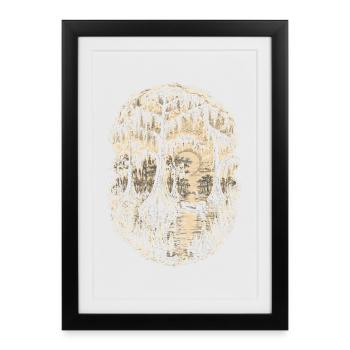 marais - Affiche encadrée (27 × 37 cm) - noir - Devant