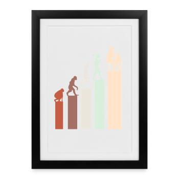pottery - Framed poster (27 × 37 cm) - black - Front