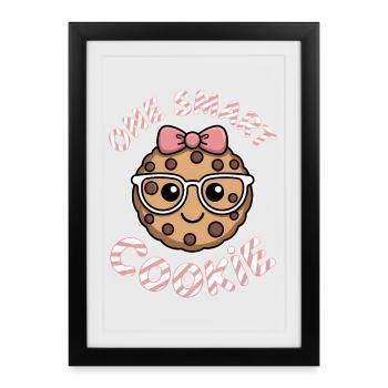 One Smart Cookie - Smart Cookie with Glasses - Framed poster (27 × 37 cm) - black - Front