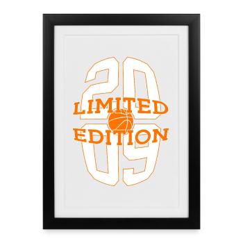 LIMITED EDITION 2009 BASKETBALL 17TH BIRTHDAY - Framed poster (27 × 37 cm) - black - Front