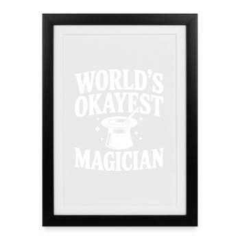 Le magicien le plus formidable du monde - Affiche encadrée (27 × 37 cm) - noir - Devant