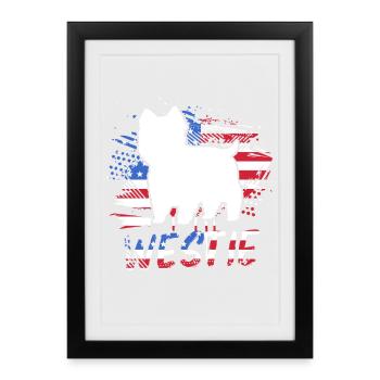 Terrier des Highlands de l’Ouest - Affiche encadrée (27 × 37 cm) - noir - Devant