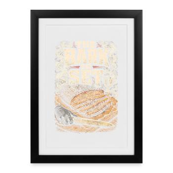BBQ Competition The Bark Is Set - Framed poster (27 × 37 cm) - black - Front