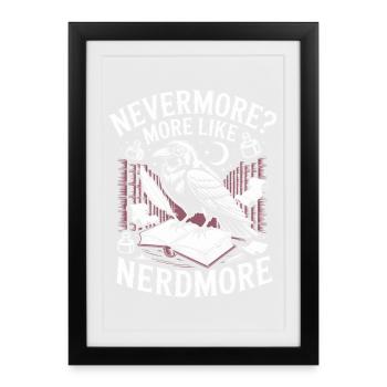 Parodie de Raven Nevermore - Affiche encadrée (27 × 37 cm) - noir - Devant