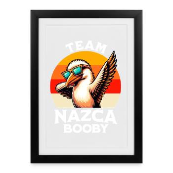 Seins de l’équipe Nazca - Affiche encadrée (27 × 37 cm) - noir - Devant