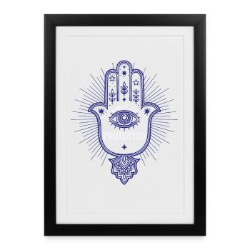Spirituality Spiritually Protected Sacred Symbol - Framed poster (27 × 37 cm) - black - Front