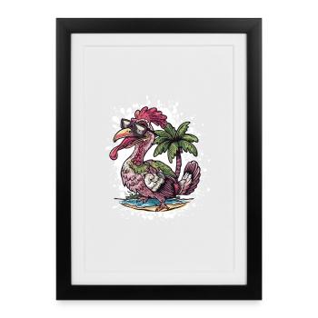 Truthan Summer Comic - Framed poster (27 × 37 cm) - black - Front