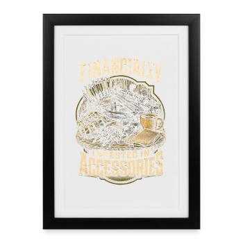 Arbalète Arbalète - Affiche encadrée (27 × 37 cm) - noir - Devant