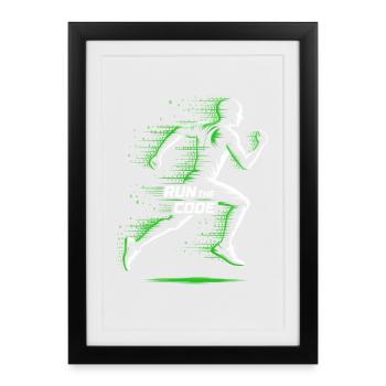 Programmers – Coding Developers & Computer Scientists - Framed poster (27 × 37 cm) - black - Front