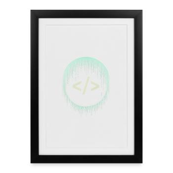 Programmers – Coding Developers & Computer Scientists - Framed poster (27 × 37 cm) - black - Front