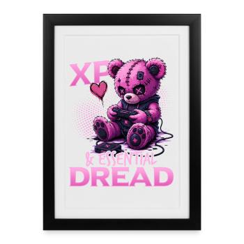 Pastel Goth Soft Goth Gaming Gamer - Framed poster (27 × 37 cm) - black - Front