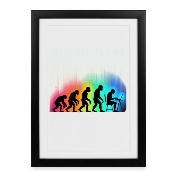 Programmers – Coding Developers & Computer Scientists - Framed poster (27 × 37 cm) - black - Front