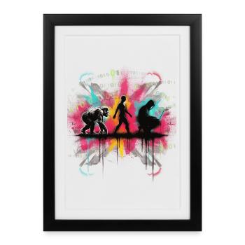 Programmers – Coding Developers & Computer Scientists - Framed poster (27 × 37 cm) - black - Front